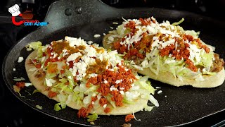 Cuando Quieras Comer Algo Sabroso Fácil y Económico Prepara Estos Huaraches [upl. by Thorma42]