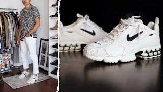 HOW TO STYLE STUSSY x NIKE SPIRIDON CAGE 2  Sneakers amp Style [upl. by Halladba]