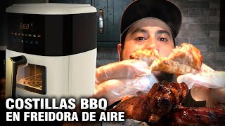 COSTILLAS BBQ en AIRFRYER  tiernas y riquísimas [upl. by Litha]