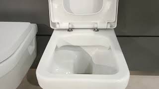 VILLEROY amp BOCH OMNIA ARCHITECTURA How to remove the toilet lid [upl. by Reger]