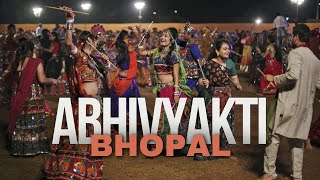 Day 1 Bhopal Abhivyakti Garbe 2024 Vlog  Abhivyakti Garba Bhopal  DUD [upl. by Rosemary]