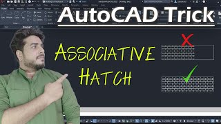 AutoCAD Tricks  Associative Hatch amp NonAssociative Hatch in AutoCAD AutoCAD Hack [upl. by Yrellav]