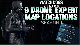 Watch Dogs Legion Online  Drone Expert Map Locations [upl. by Peirsen]