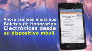 Boleta de honorarios en smartphones [upl. by Enitselec]