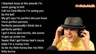 Justin Bieber Freestyle Rap 2011 LYRICS [upl. by Noda]