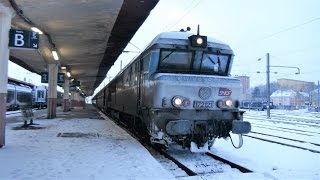 En cabine du CC 72121 de Belfort à Vesoul 15 janvier 2017 [upl. by Ruhtra]