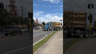 KENWORTH LOG TRUCK NEWZEALAND 💙💙💙 kenworth kenworthtruck newzealand trucking [upl. by Rodgers]