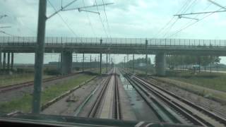 RotterdamAntwerpen 300 kmh Thalys cab ride  cabinerit [upl. by Adnov]