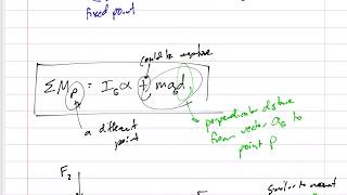 Dynamics  Rigid body translation example 1 [upl. by Eilrahc]