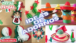 Ideas de Adornos para el 15 de Septiembre México [upl. by Nared]