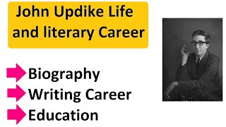 John Updike Life and Literary Career in hindiurdu [upl. by Aremahs]