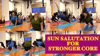 Sun salutations for stronger core [upl. by Ciccia87]