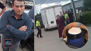 Polygamist Cult Prophet Sam Bateman Caught Towing Underage Girls in Trailer with PortaPotty [upl. by Verbenia]