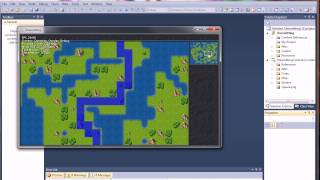 Kalamus Project  XNA 4  Procedural Tile Map Generation A Pathfinding amp Selectable MiniMap [upl. by Gnilyarg]