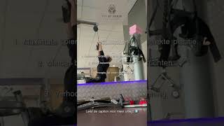 Uitleg ⬇️⬇️ gym motivation dutchfitness fitnesstips mobility trainen [upl. by Yenahpets]