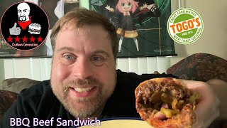 Togos BBQ Beef Sandwich Food Review [upl. by Dame]