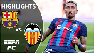 🚨 CONTROVERSIAL DECISION 🚨 Barcelona vs Valencia  LaLiga Highlights  ESPN FC [upl. by Tyika876]