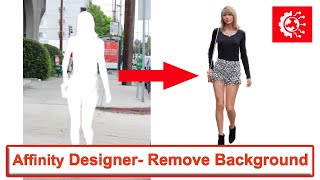 Affinity Designer  Photo Cut Out A Person From An Image Ft Taylor Swift [upl. by Anauqcaj]