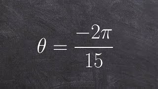 Determine two coterminal angles positive and negative [upl. by Eelydnarb606]