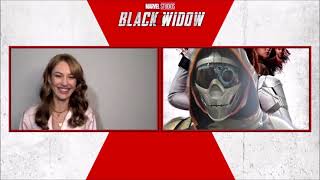 NOC Interview Olga Kurylenko of Black Widow [upl. by Samau]