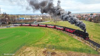 Quedlinburger Brocken Express Ausfahrt Gernrode mit 99 72431 [upl. by Constantin]