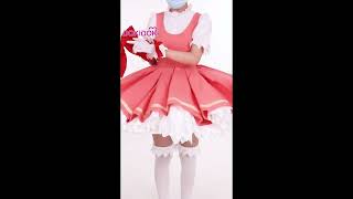 Tutorial DokiDokiSR Anime Cosplay Costume Women [upl. by Cleveland]