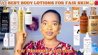 BEST BODY LOTIONS FOR PERFECTLY FAIR SKIN Non Bleaching Cream For Fair Skin  Glowing skin✨🔥🤍 [upl. by Yatnahs]