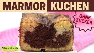 Low Carb Marmorkuchen mit Kokosmehl  super saftig und lecker  Low Carb Kuchen Rezept [upl. by Nashbar]