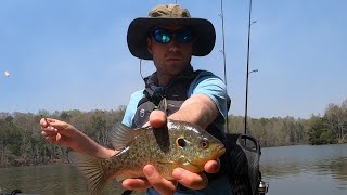 Nucanoe Frontier Ultralights and Gulp Minnows for Big Panfish [upl. by Torbert281]