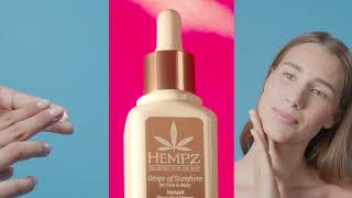 Hempz Drops of Sunshine Instant Bronzing Drops [upl. by Yllehs]