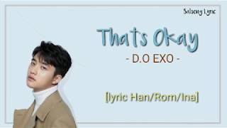 lyric HanRomIna Thats Okay  DO EXO  lirik terjemahan indonesia [upl. by Ymme]