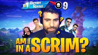 I Accidentally Joined A Scrim And Dominated Fortnite Battle Royale [upl. by Arot]