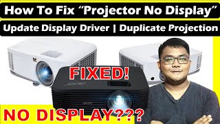 How To Fix Projector No Display  PC Cant Project  Teacher Kevin PH [upl. by Adnerak]