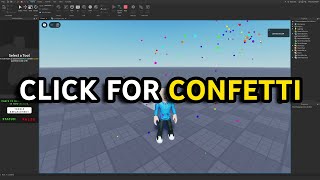 How to make a CONFETTI EFFECT in ROBLOX [upl. by Hadria478]