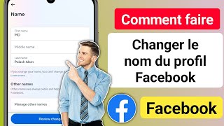 Comment changer le nom du profil Facebook facilement   Changement de nom Facebook [upl. by Dougal]