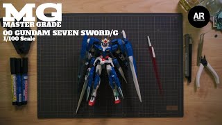 MG 00 GUNDAM SEVEN SWORDG  MASTER GRADE  BUILD  ASMR [upl. by Einahpad710]