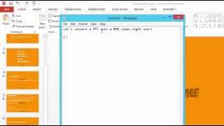 How to convert a PPT or PPTX file to mp4 or wmv video for youtube for Free [upl. by Anahoj224]