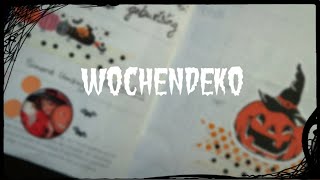 Jack oLantern Spooktober Wochendeko  HOBONICHI WEEKS [upl. by Sinnelg]