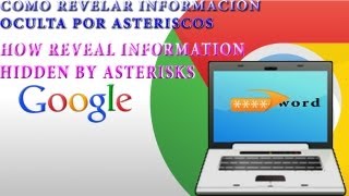 Tutorial  How to Reveal Passwords or any hidden information with asterisks  Google Chrome [upl. by Lilah83]