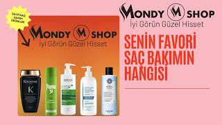 Senin Favori Saç Bakımın Hangisi  I Mondy Shop [upl. by Aleibarg]