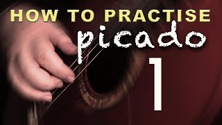 01  How to Practise Picado 1  Flamenco Guitar Techniques [upl. by Chi343]