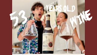 We drank a 53 years old Barbaresco wine [upl. by Laud]