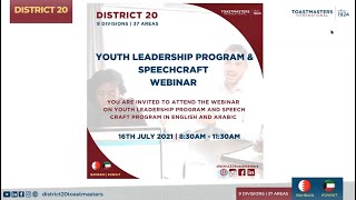 Youth Leadership Program amp Speechcraft Workshop [upl. by Aiksa]