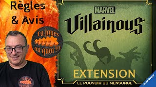 Extension 1 Villainous Marvel Découverte amp avis [upl. by Essa]