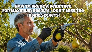 How to Prune a Pear Tree for Maximum Results  Dont Miss the Inside Secrets [upl. by Inattyrb]