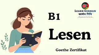 Goethe Zertifikat B1 Lesen  German Reading Exam Goethe Zertifikat B1 [upl. by Elwyn15]