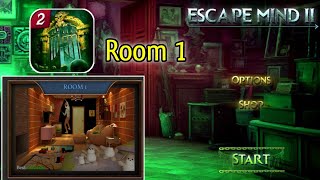 Escape Mind 2 Room 1 unlock walkthrough solution  Escape Mind II [upl. by Jock]