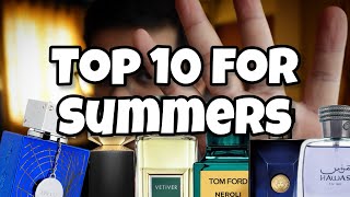 10 AWESOME SUMMER PERFUMES WITH 1012 HOURS PERFORMANCE [upl. by Aissert]