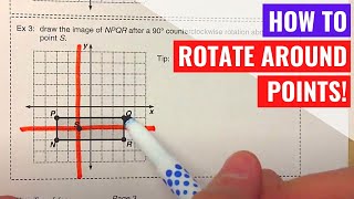 Rotating About Other Points Not the Origin [upl. by Tacy]