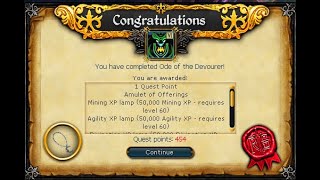 Ode to The Devourer  RS3 Real Time Quest Guide [upl. by Broderic]